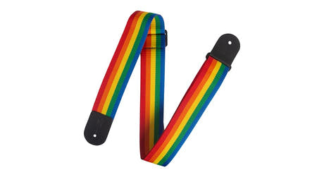 Levys M8POLY correa de guitarra 2", arcoíris