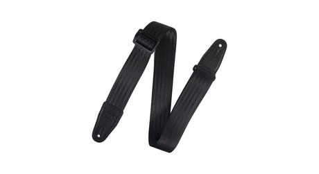 Levys M8SB correa de guitarra de 2", cinturón de seguridad negro