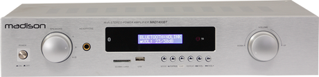 Madison HI-FI Amplificador estéreo (Plata, 2x140W)