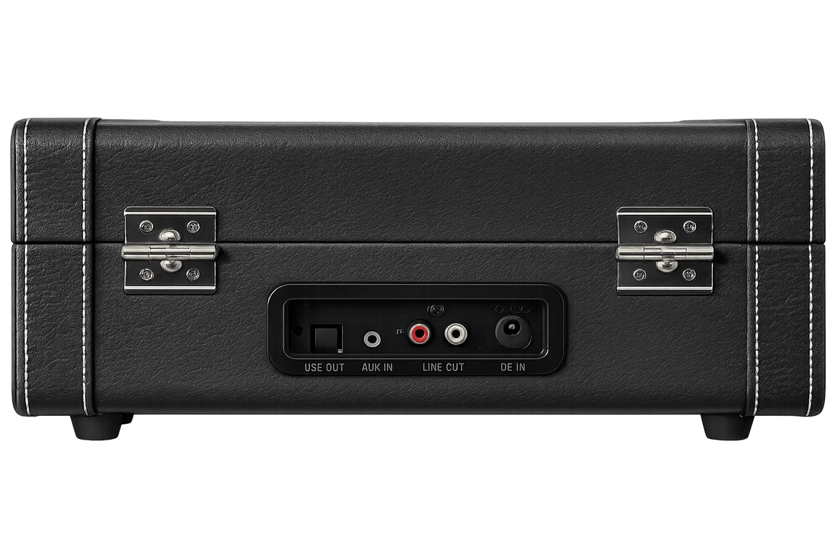 Madison Vintage Pladespiller con Bluetooth (Negro)