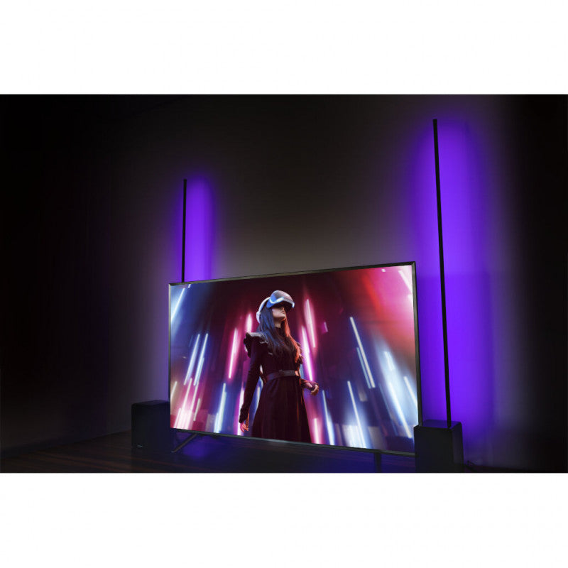 Ibiza Magic Color Stick RGB Floor Light (White)