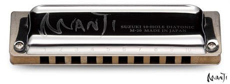Suzuki Manji M-20 Standard diatonisk mundharmonika. Tone:  Eb
