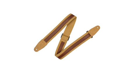Levys MC2CG-TAN-TAN correa para guitarras 2" con tira de cuero