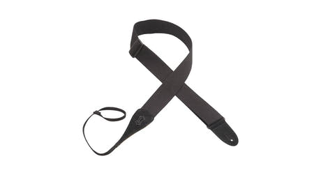 Levys MC8A correa de guitarra de 2" para guitarra acústica y dobro, negra