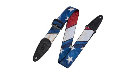 Levys MDP correa para guitarra 2", bandera estadounidense