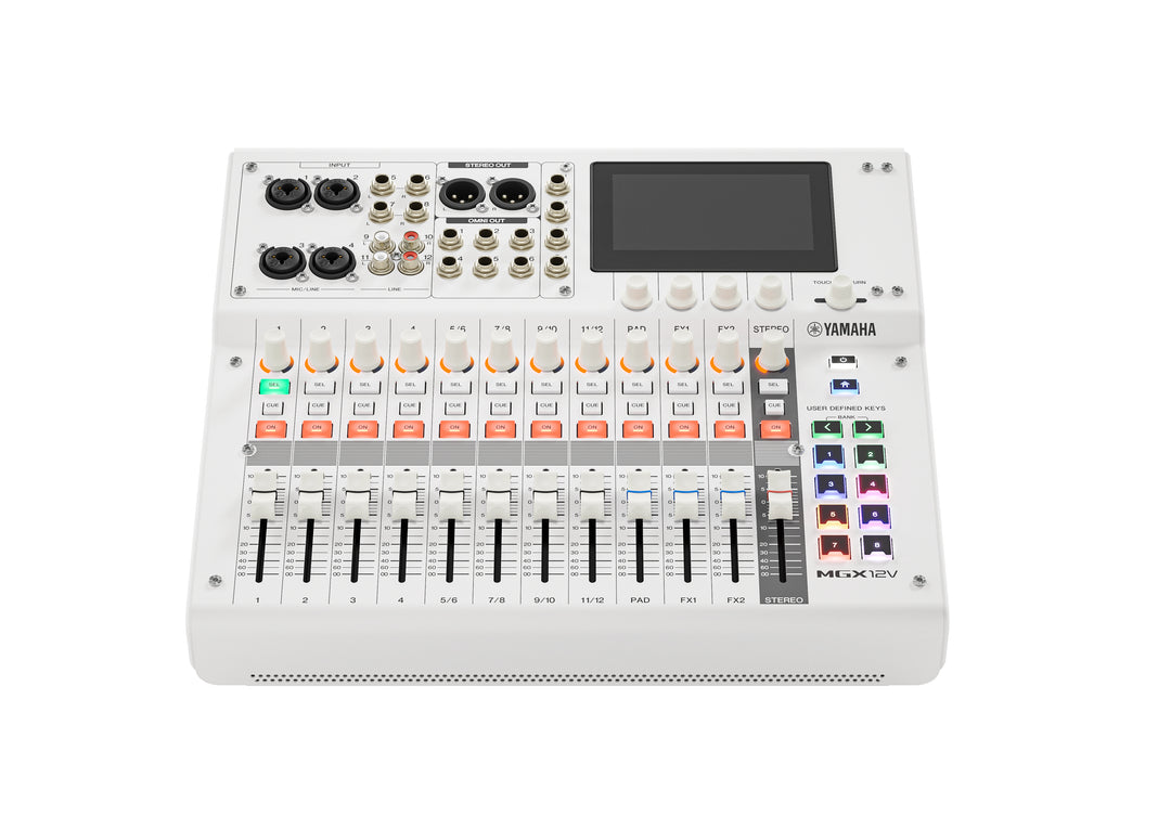 Yamaha MGX12V Consola de mezcla digital (Blanco) - Versión de vídeo