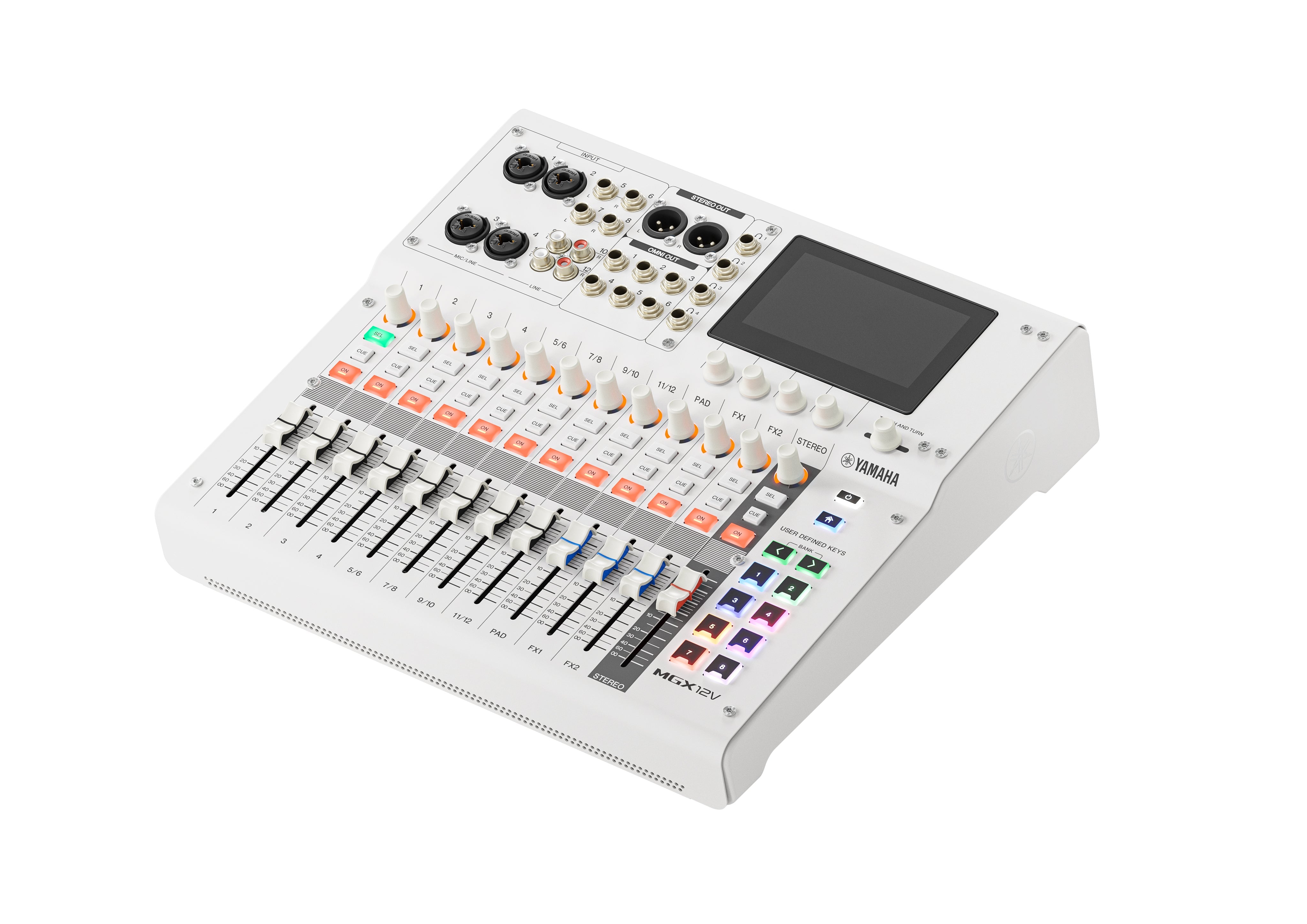Yamaha MGX12V Consola de Mezcla Digital (Blanco) - Versión de Video