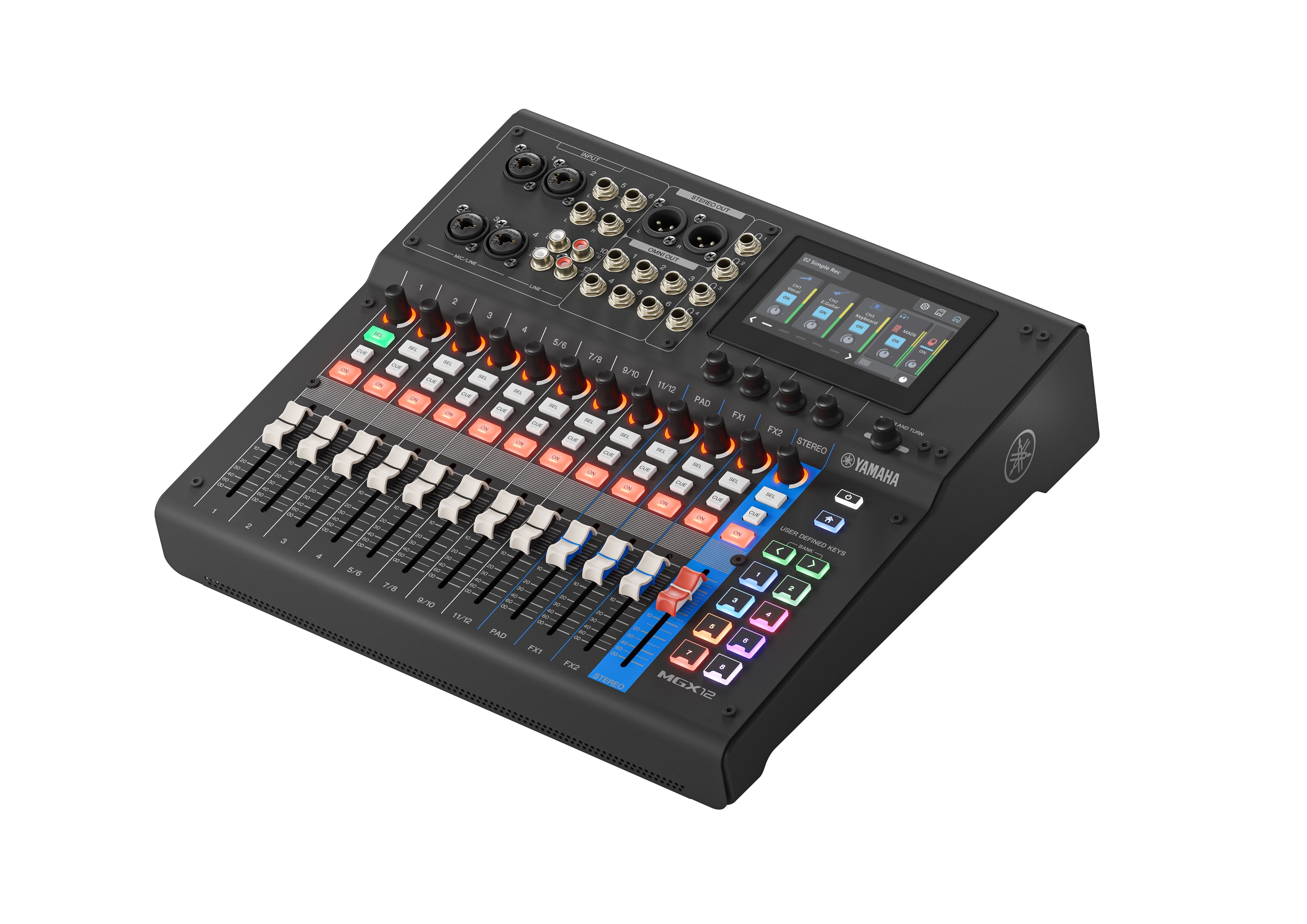 Yamaha MGX12 Consola de Mezcla Digital (Negro)
