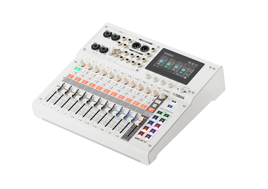 Consola de mezcla digital Yamaha MGX12 (Blanco)