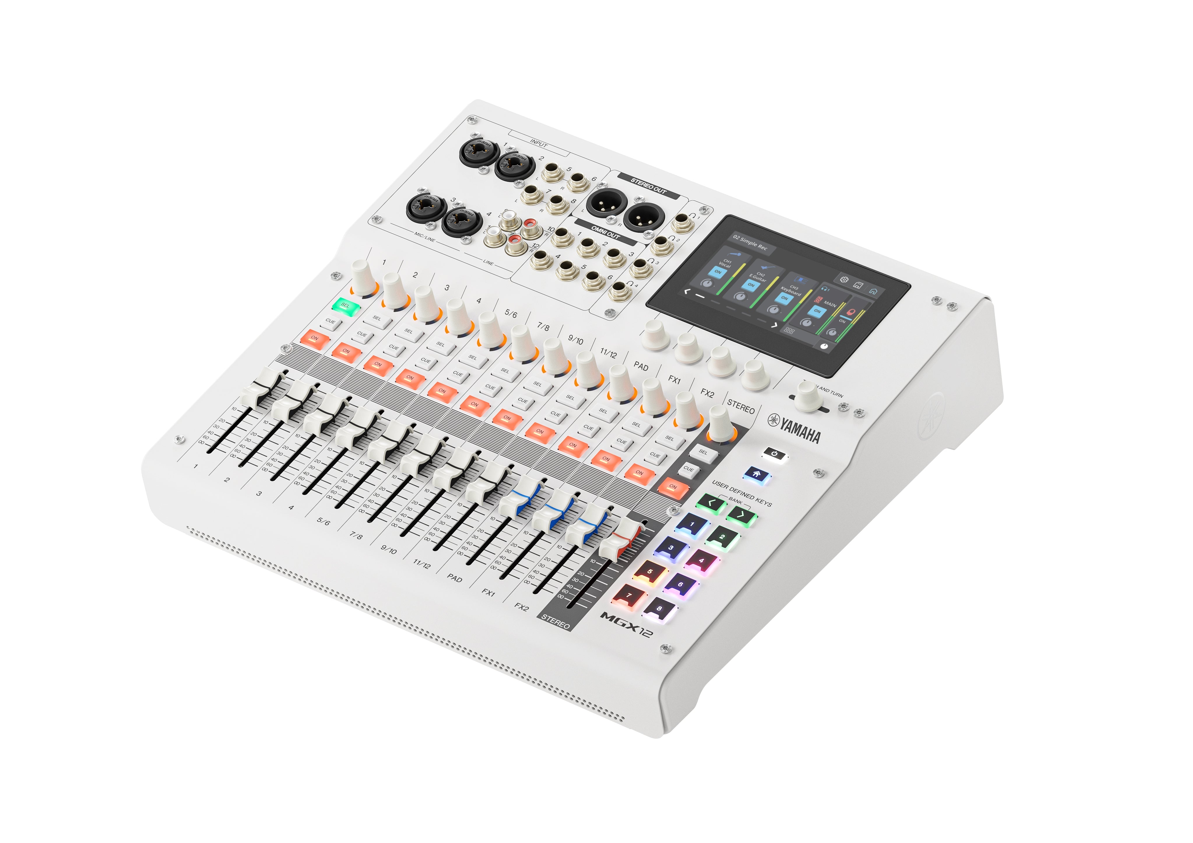Yamaha MGX12 Consola de Mezcla Digital (Blanco)
