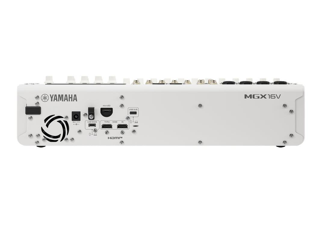 Yamaha MGX16V Consola de mezcla digital (Blanco) - Video Version