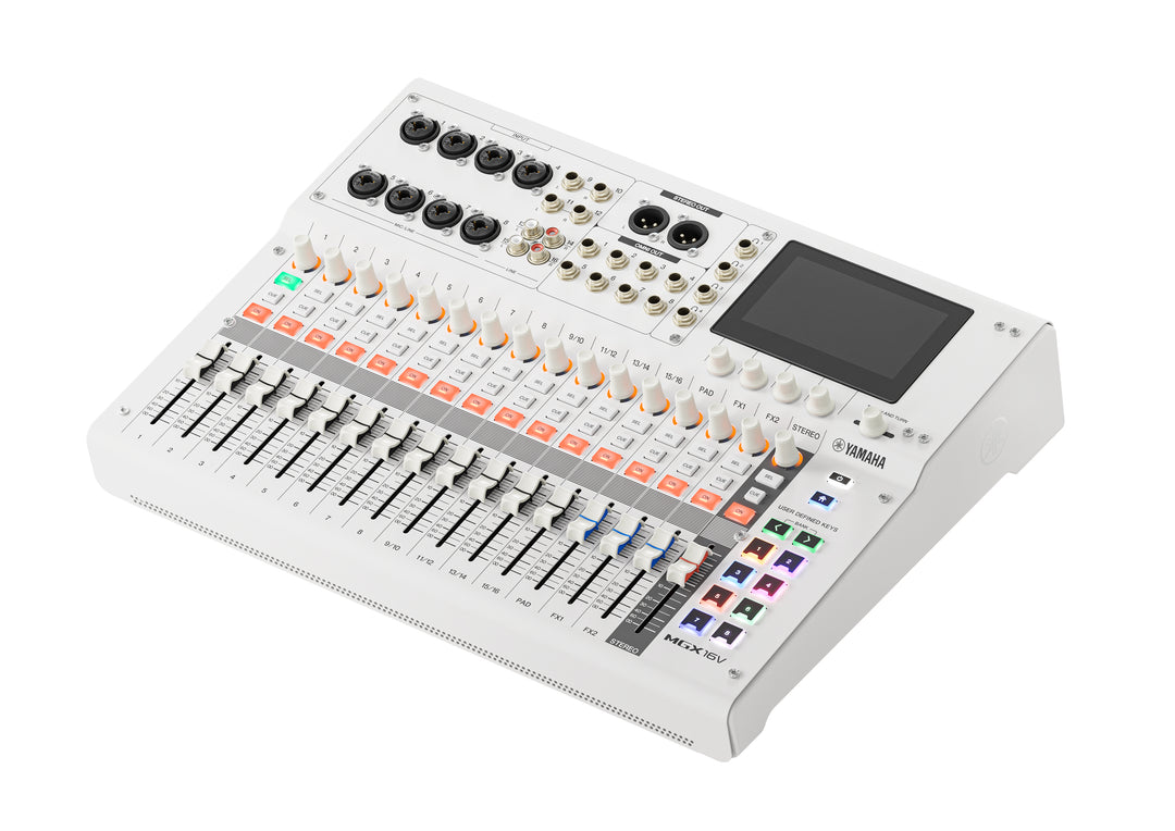Yamaha MGX16V Consola de mezcla digital (Blanco) - Video Version