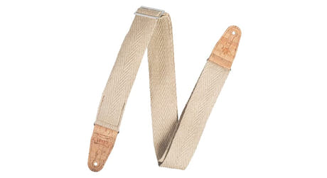 Levys MH8P correa para guitarra 2" de cáñamo, natural