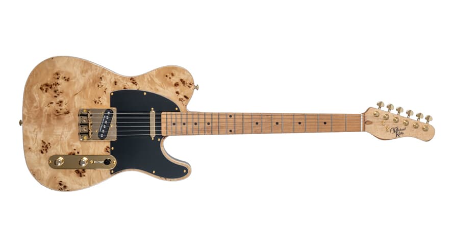 Michael Kelly Mod Shop 50 Duncan guitarra eléctrica, Natural Burl