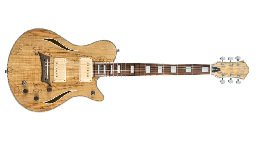 Michael Kelly Hybrid Special guitarra híbrida, Spalted Maple