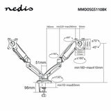 Table mount for 2 monitors (15-32")