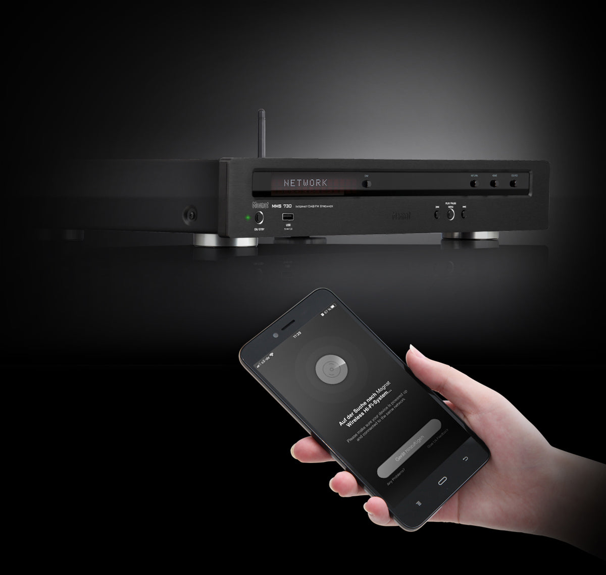 Magnat MMS730 Network Player (Black)