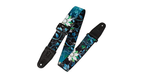 Levys MPD2-038 correa para guitarras 2", flores azules