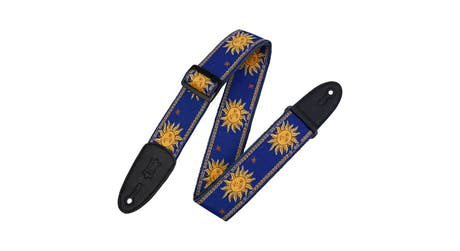 Levys MPJG correa para guitarras 2", Sun Design, azul
