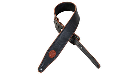 Levys MSS17 correa para guitarra 2 1/2", negro