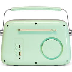 Madison Retro Radio con Bluetooth y FM (Menta)