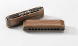 Suzuki Manji M-20W wood blues mundharmonika. Tone: Bb