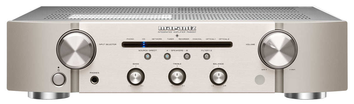 Marantz PM6007 Amplificador HI-FI (Plata, 2x45W)