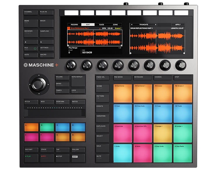 Native Instruments MASCHINE PLUS Groovebox independiente de producción y actuación