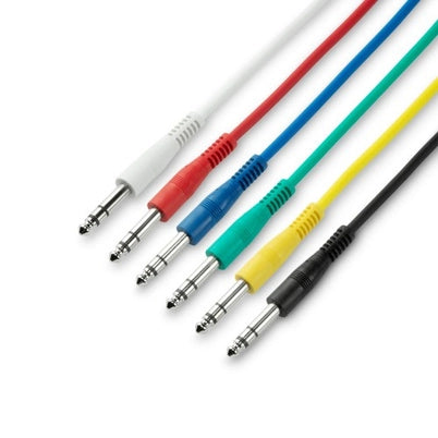 3 Star 6,3mm Jack Patchkabels 6-pak (60cm)