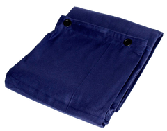Molton Bagtæppe m. Øjer (Azul)