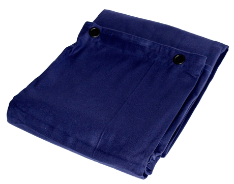 Molton Bagtæppe m. Øjer (Azul)