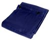 Molton Bagtæppe m. Øjer (Azul)