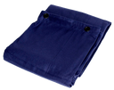 Molton Bagtæppe m. Øjer (Azul)