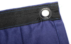 Molton Bagtæppe m. Øjer (Azul)