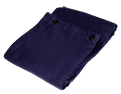 Molton Bagtæppe m. Øjer (Azul Marino)