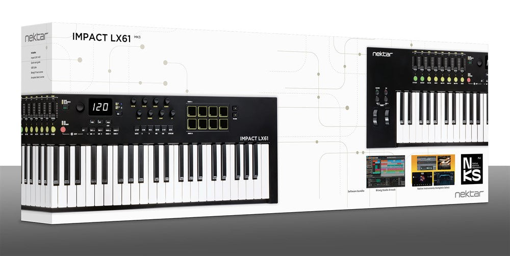 Nektar Impact LX61mk3 teclados MIDI