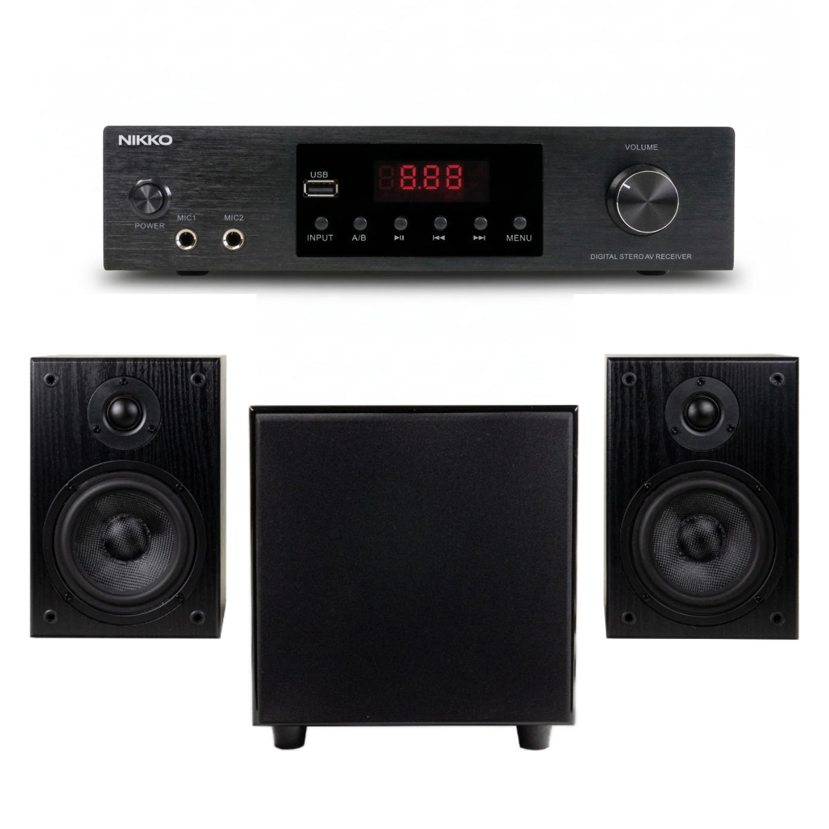 Sistema Hifi Activo SoundMate & Forstærker