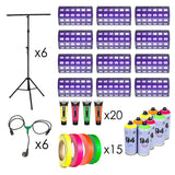 Nightminton complete package for 6 courts