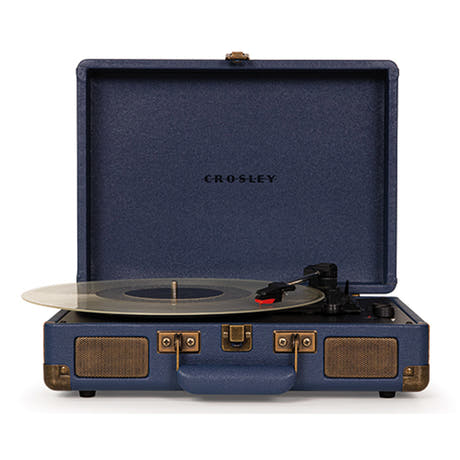 Crosley Cruiser Plus Tocadiscos Bluetooth bidireccional (Navy)