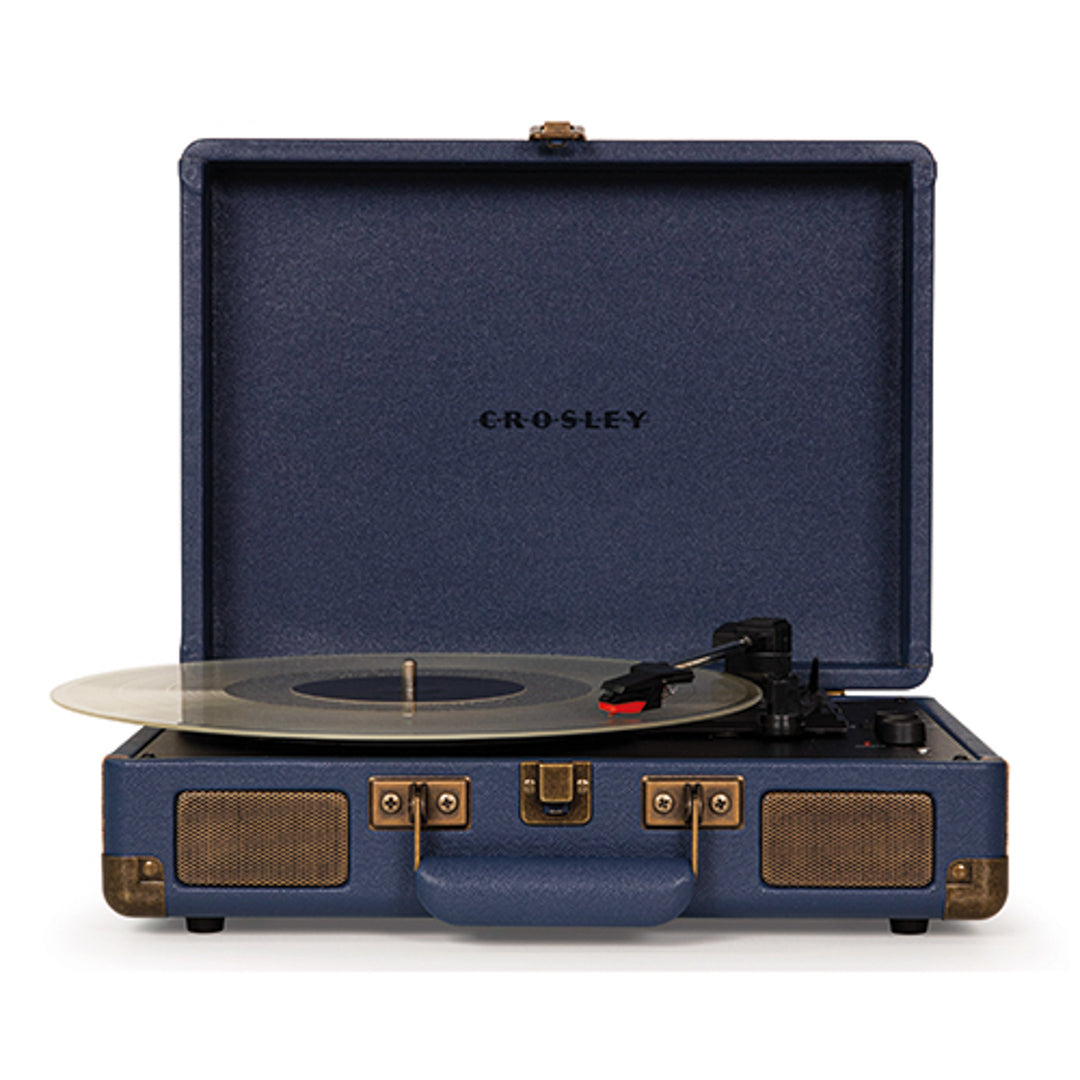 Crosley Cruiser Plus Tocadiscos Bluetooth bidireccional (Navy)