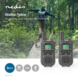 Nedis Walkie Talkie Set (Up to 5km)