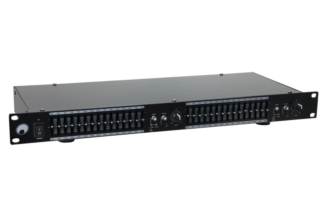 Omnitronic GEQ-2150 2x 15 Bandas Ecualizador Gráfico