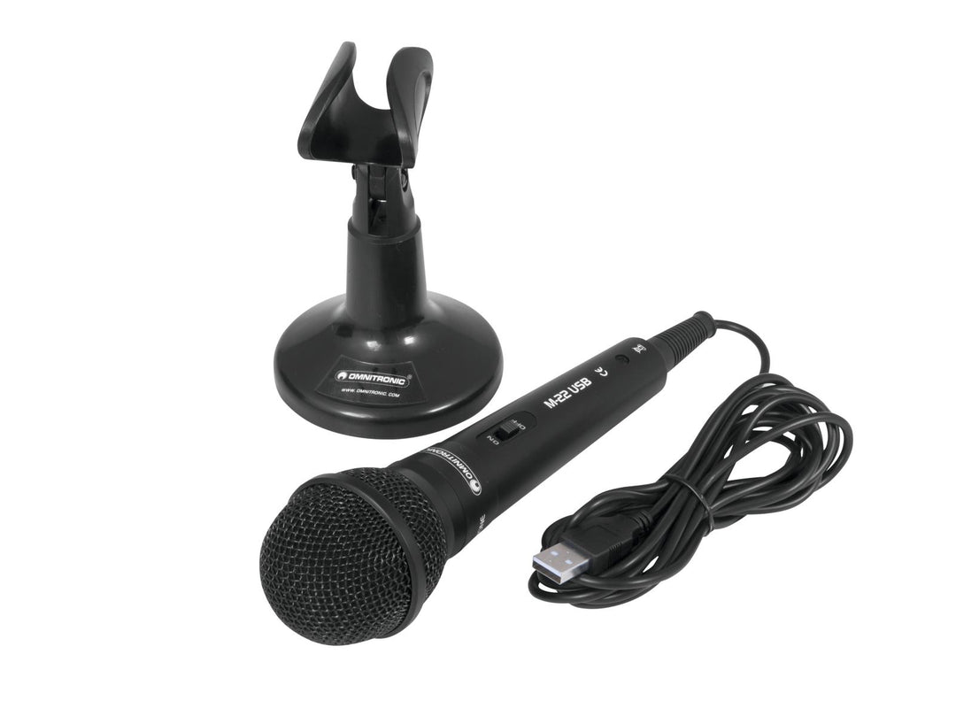 Omnitronic M-22 USB Micrófono Dinámico