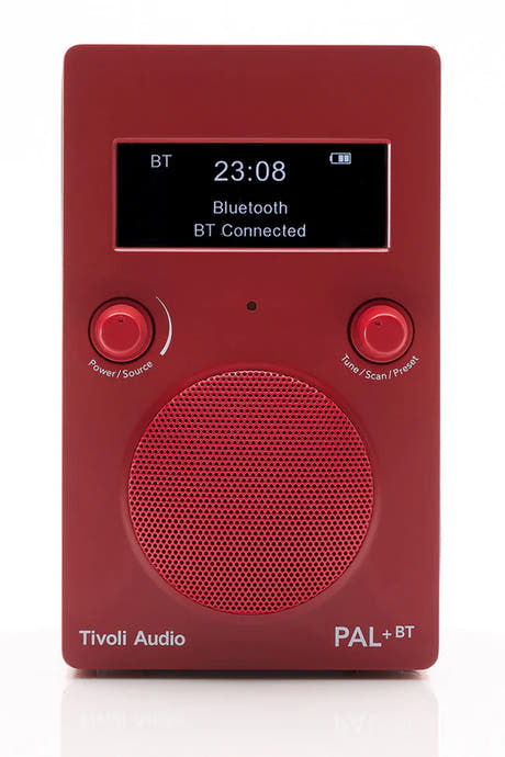 Tivoli Audio PAL+BT DAB+/Bluetooth Altavoz (Rojo) NUEVO