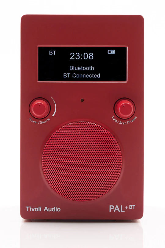 Tivoli Audio PAL+BT DAB+/Bluetooth Altavoz (Rojo) NUEVO