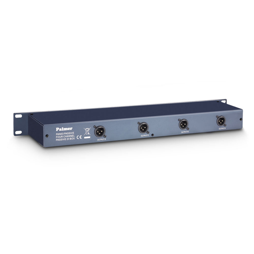 Palmer PAN 03 PASS - 19" caja DI, 4 canales, pasiva