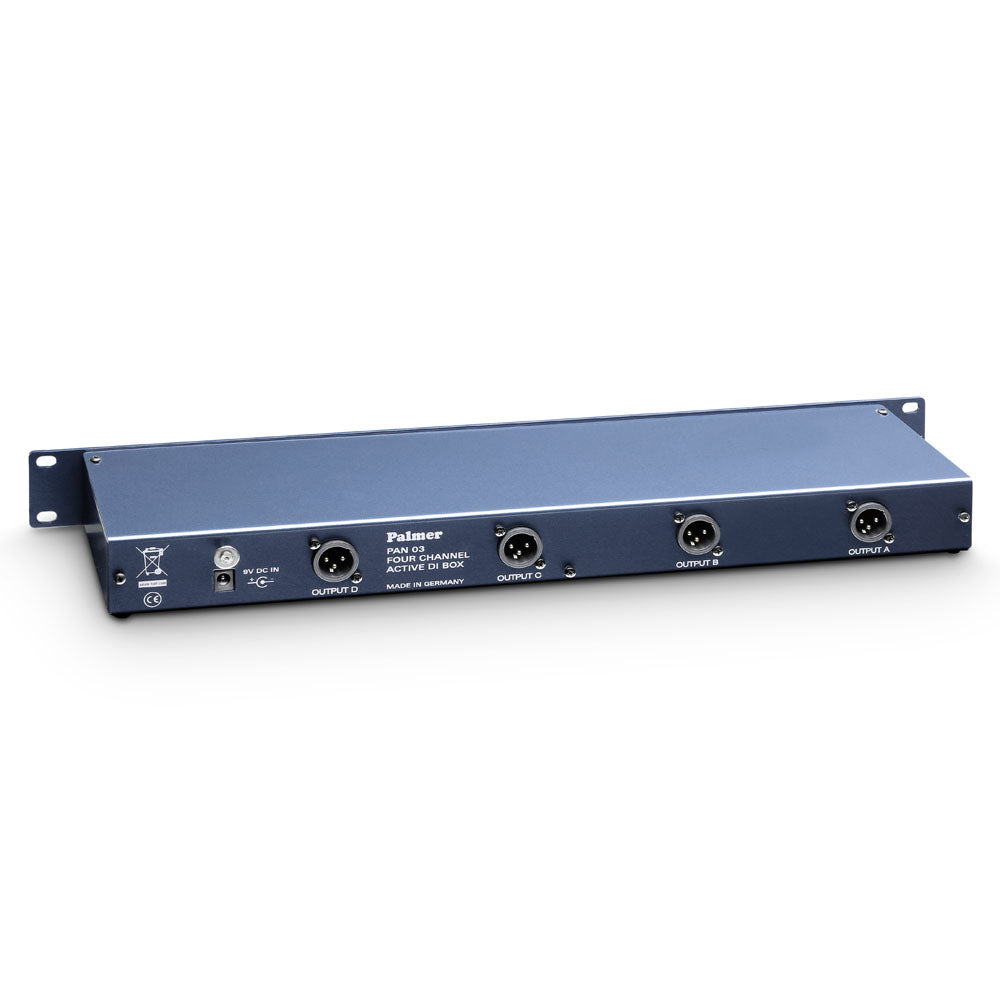 Palmer PAN 03 - 19" caja DI con 4 canales, activa