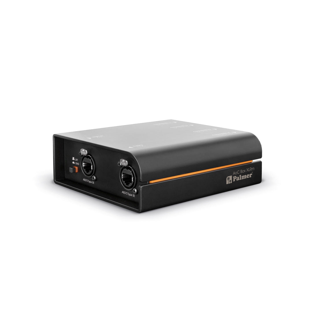 Palmer AoC Box XLRm - Caja Audio over Cat de etherCON a 4 x XLR macho