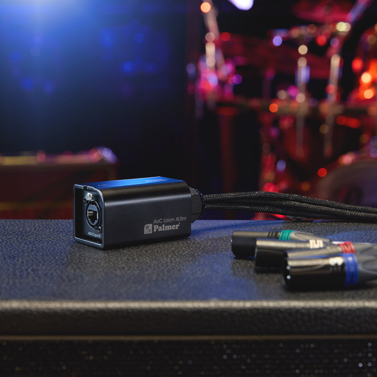 Palmer AoC Loom XLRm - Cable Audio over Cat de etherCON a 4 x XLR macho