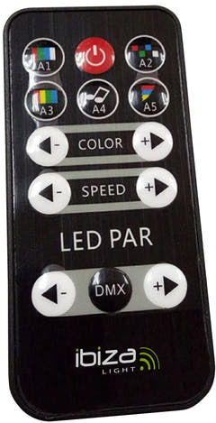 LED Spot Multicolor con control remoto (12x3W)